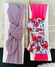 Radhya Accessories Set Of 2 Bow Applique & Knot Detailed Headbands - Multi Colour