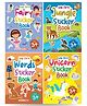 Sticker Books (Set of 4 Books) - Fairy, Jungle, Words, Unicorn - English