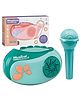 NEGOCIO Indoor Outdoor Home Karaoke Machine With Microphone Kids Toy Musical Instrument-for Singing & Entertainment- Pack of 1 -green