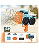 NEGOCIO 139 Hole Sprinkler Bubble Machine Gun With Bubble Refill Solution Automatic Bubble Car Toy Indoor Outdoor for Party Birthday- Pack of 1 - Blue
