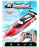 NEGOCIO Rc Boat High-speed Speedboat Electric Yacht Charging 2.4g Rc Boat Double Helix Pulse High-speed Water Controller-pack of 1 - Color May Vary