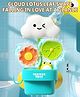 NEGOCIO  Water Park Baby Bath and Water Play Toys Set With Plastic Clouds & Rotating Waterwheel Fun Bath Toys for Kids- Pack of 1