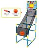 NEGOCIO Kids Indoor Plastic Basketball Stand Toy Portable Sports Movable Children's Basketball Stand Toy- Pack of 1