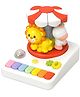 NEGOCIO Musical Toy Carousel Engaging baby toy rotating animal figures light-up piano keys in rainbow colors, spinning gears and introduces sound and color recognition.- PACK OF 1 - RED