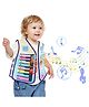 NEGOCIO Multifunctional Musical Vest, Interactive Vest with Piano Keyboard and 8 Animal Sound Patches, Early Education for Toddler and Kids, Promotes Learning & Coordination- PACK OF 1