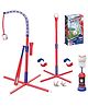 NEGOCIO 3-in-1 T Ball Set for Kids Includes Batting Tee, Ball Launcher, Hanging Tee and 6 Softballs, Outdoor Sport Toy- Pack of 1