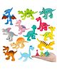 NEGOCIO 12Pcs Artificial Dinosaur Model Figure Toy for Kids