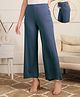 Zelena 95% Viscose 5% Lycra Knit Solid Pre & Post Pregnancy Maternity Pants - Navy Blue
