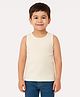 Sportking Knit Sleeveless Solid Thermal Vest - Off White