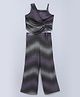 Taffykids Knit Sleeveless Ombre Crop Top & Coordinating Pant Set - Multi Colour