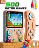 Fiddlerz Handheld Game Console for Kids 500 Games in 1 Video Game for TV Rechargeable Classic Video Games for Kids & Adults - Random Color