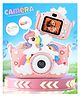 Fiddlerz Unicorn Digital Camera for Kids Camera for Photos and Videos USB Rechargeable with 2 Inch Screen HD Capture Expandable Memory Birthday Gift for Kids - Pink