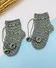 Little Peas Handmade Crochet Designed Socks - Grey