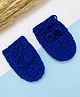 Little Peas Handmade Crochet Designed Mittens - Dark Blue