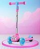 Power Puff Girls 3 Wheel Kick Scooter with LED Wheels - Pink| Wide Standing Deck| 3 Level Height| Aluminium Alloy| Lean To Steer| 40 Kg Capacity | Toy for 3 to 14 years Boys & Girls| Activity Gifting