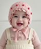Ziory Strawberry Applique Detailed Cap - Pink - Circumference 46 - 50 Cm