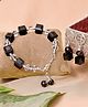 Daizy Crystal Beaded Jewellery Combo Set - Black