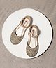 Mine Sole Pearls & Stones Embellished Sandals - Gold