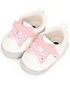 KIDLINGSS Colour Blocked With Velcro Closure Booties - Light Pink