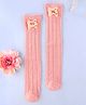KIDLINGSS Bow Applique Detailed Socks - Light Pink