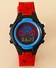 Babyhug Free Size Digital Watch with Spiderman Print - Red