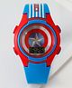 Pine Kids Mravel Print Free Size Digital Watch 23.5 cm - Red & Blue