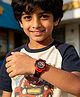 Pine Kids Marvel Digital Watch For Boys - Red & Black