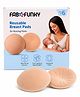Reusable Breast Pads Ultra Thin & Discreet Cotton Pads| 3-Layer| Skin Friendly, High Absorbent & Leak-Proof| Washable & Eco-friendly| for Day & Night Use for Lactating Moms- Pack of 6