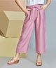 Peppermint Woven Solid Pant - Pink
