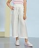 Peppermint Woven Solid Pant - White