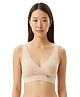 Putchi Bamboo Knit Solid Slip On Maternity Feeding Bra - Skin