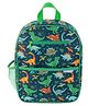 Stephen Joseph Junior Backpack Dino Colour  Charcoal Green - 15 Inches