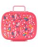 Stephen Joseph Bento Box with Removable Tray Mermaid Print - Red
