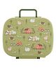 Stephen Joseph Bento Box with Removable Tray Farm Print - Tan