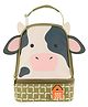Stephen Joseph Lunch Bag Cow Print - Pink Black