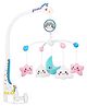 Babygo Rotating Pony & Stars Musical Crib Cot Mobile | Hanging Jhoomer Rattle Toy for Baby Cradle, Infant Bed & Nursery Decoration | Newborn Soothing & Early Development Toy- White