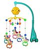 Babygo Musical Sound & Light Unicorn Rattle Crib Cot Mobile | Rotating Hanging Jhoomer Toy for Baby Cradle, Infant Bed & Nursery Decoration | Soothing Sleep Aid, Sensory Development - Sea Green