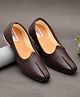 Little Palz Textured Mojaris - Dark Brown