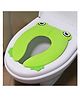 StarAndDaisy Baby Potty Training Seat -Foldable Toddler Toilet Seat with Cute Frog Design, Non-Slip & Portable Kids Toilet Trainer for Boys & Girls - Green