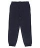 ALAN JONES Fleece Knit Solid  Winter Joggers - Navy Blue