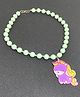 SKD Unicorn Pendant & Beads Detailed Necklace - Green
