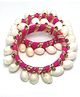 SKD Shells Embellished Bangles - Pink