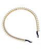 SKD Pearl Detailed Hair Band -   White