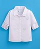 Kookie Kids Cotton Woven Full Sleeves Top with Floral Embroidery - White