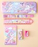 Baby Unicorn Stationery Set| Pencils 2pcs, Eraser 1pc, Pencil Box 1pc, Sharpener 1pc, Ruler 1pc, Notebook 1pc| Perfect for School & Gifting