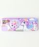 Cute Unicorn Magnetic Pencil Box for Kids - Purple| Durable Hard Case| Sharpeners| Double Compartments | Stationery Organizer for School Boys & Girls