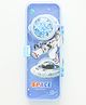 Astronaut Theme Pencil Box with Multi-Compartment Storage & Easy-Open Lid - Blue