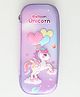 EVA Unicorn Theme  Pencil Case with Large Capacity with  Durable Zipper - Pastel Purple