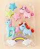 Magical Wings Unicorn Eraser Set with Stars & Rainbow for Kids  7 Pieces| Smudge Free| Safe, Colorful & Fun Stationery| Ideal for School Use & Gifting for Boys & Girls