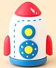 Rocket Shape Pencil Sharpener  White| Cute Manual Sharpener for Kids| Smooth & Safe Sharpening for School & Art Use